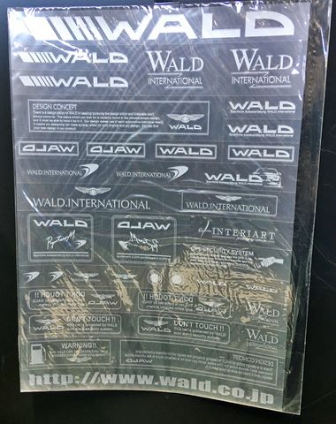 WALD（139）WALDステッカー【未使用品】（ご成約）0000012716